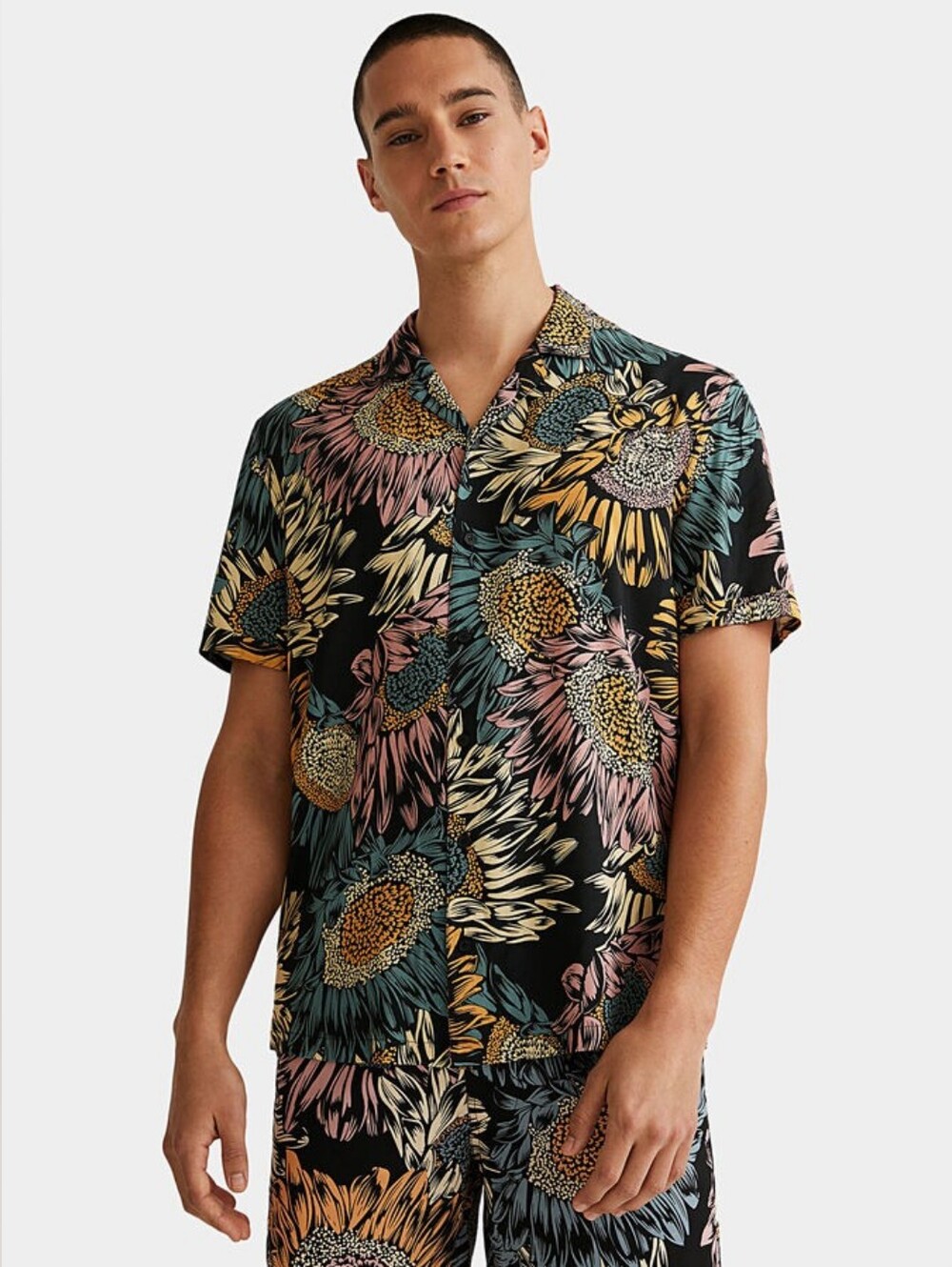 Desigual Men's Pacifico Floral Print Shirt